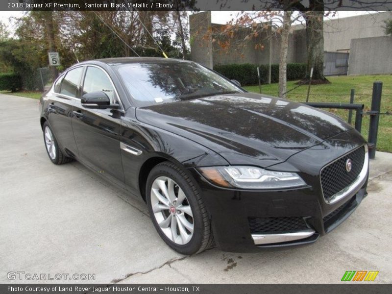 Santorini Black Metallic / Ebony 2018 Jaguar XF Premium