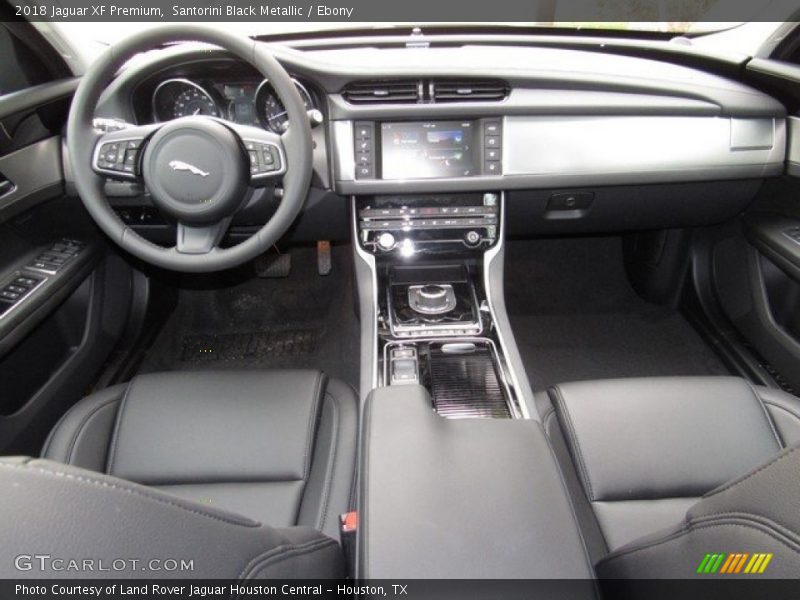 Santorini Black Metallic / Ebony 2018 Jaguar XF Premium