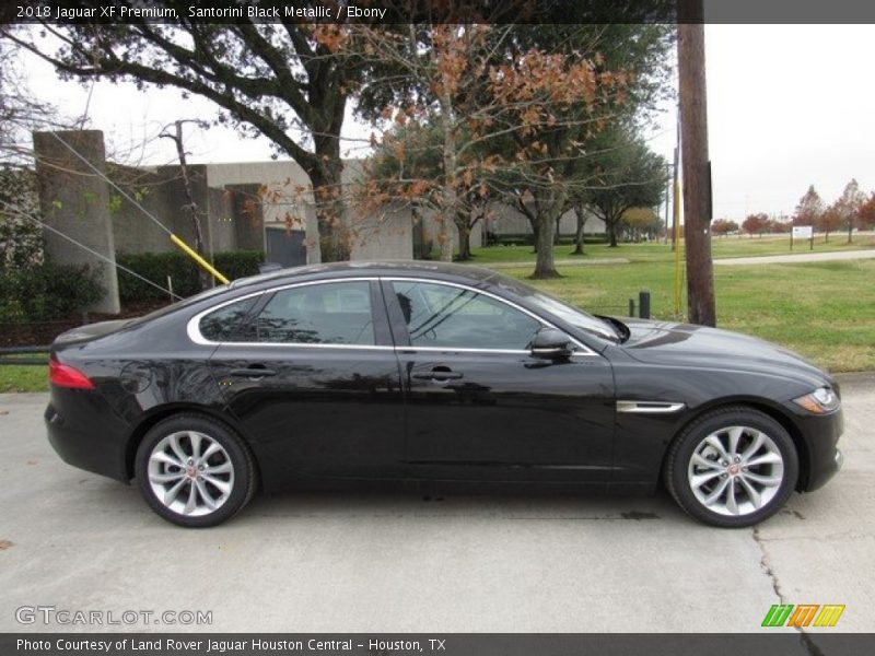 Santorini Black Metallic / Ebony 2018 Jaguar XF Premium