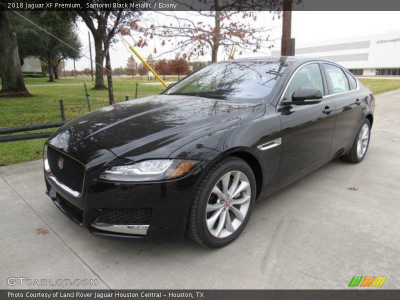 Santorini Black Metallic / Ebony 2018 Jaguar XF Premium