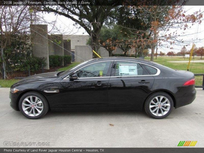 Santorini Black Metallic / Ebony 2018 Jaguar XF Premium