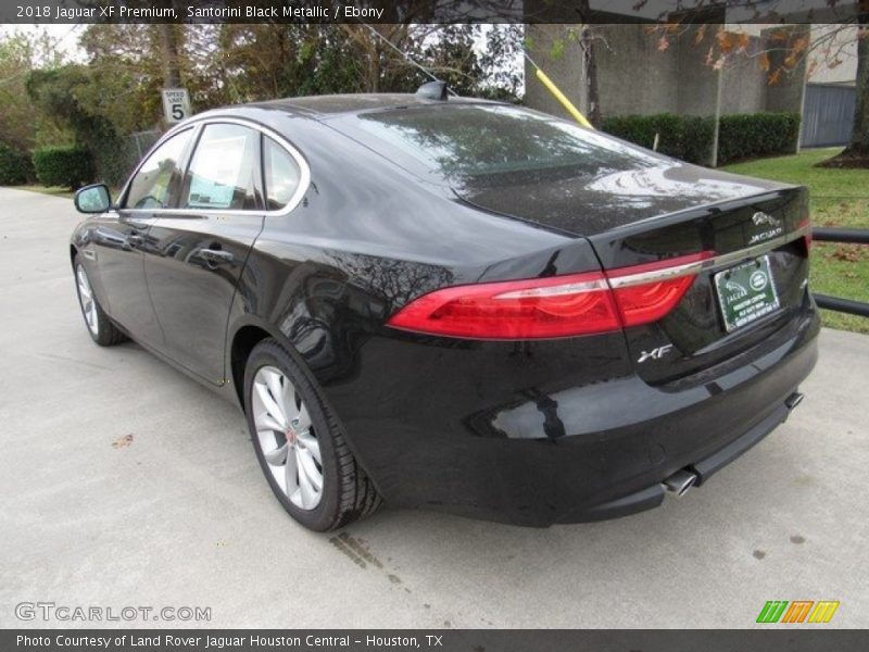 Santorini Black Metallic / Ebony 2018 Jaguar XF Premium