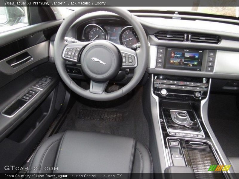 Santorini Black Metallic / Ebony 2018 Jaguar XF Premium