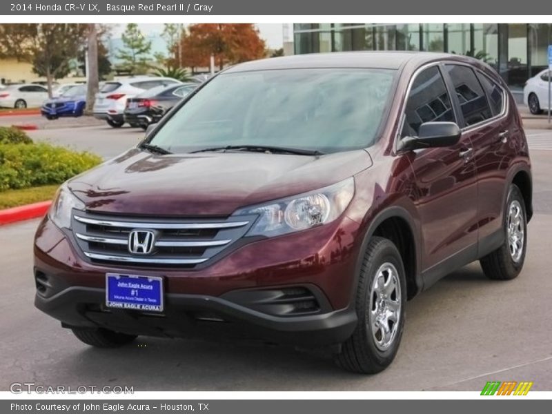 Basque Red Pearl II / Gray 2014 Honda CR-V LX