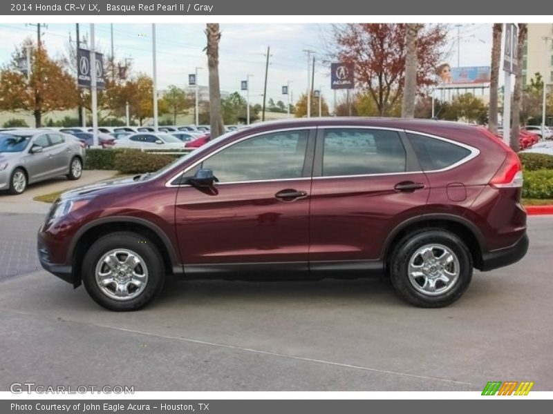 Basque Red Pearl II / Gray 2014 Honda CR-V LX