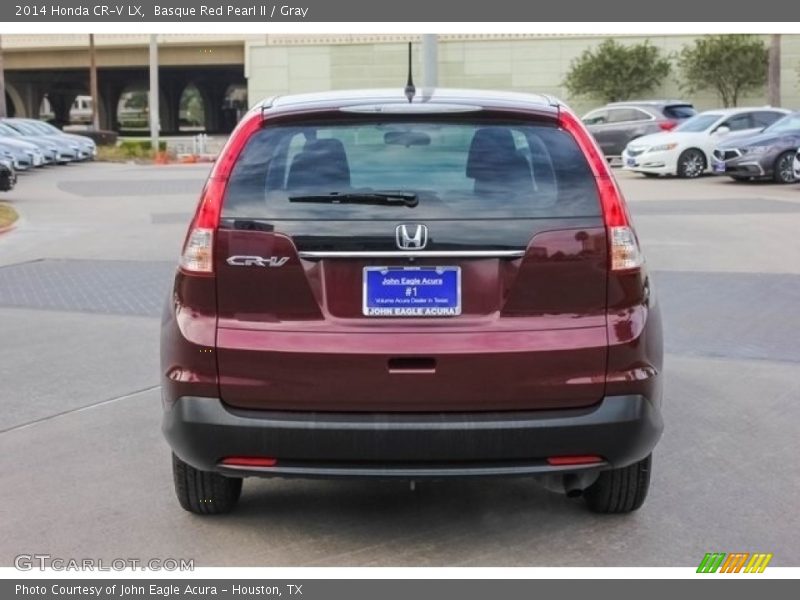 Basque Red Pearl II / Gray 2014 Honda CR-V LX