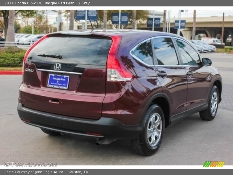 Basque Red Pearl II / Gray 2014 Honda CR-V LX