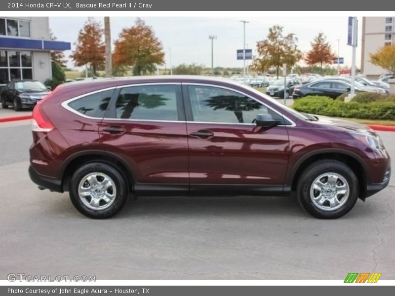 Basque Red Pearl II / Gray 2014 Honda CR-V LX
