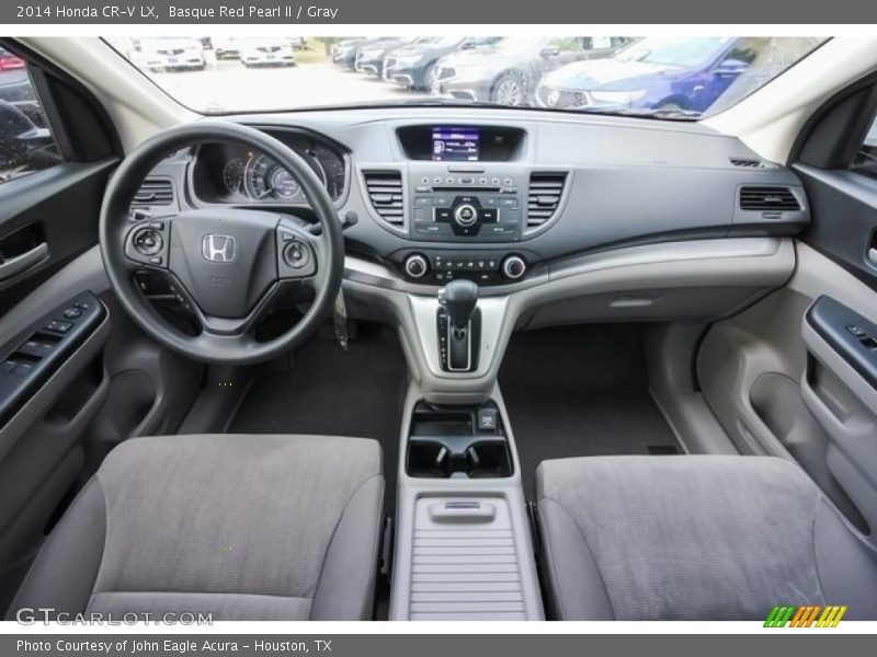 Basque Red Pearl II / Gray 2014 Honda CR-V LX