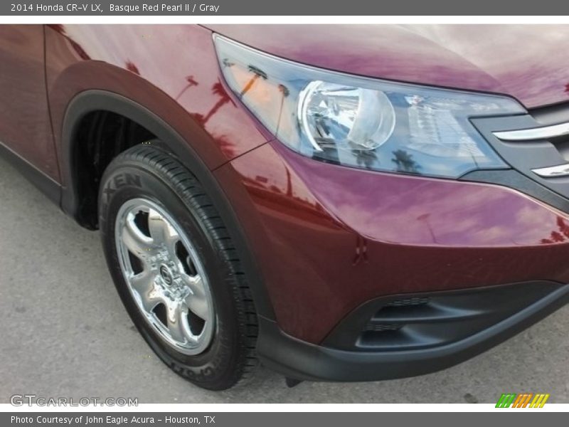 Basque Red Pearl II / Gray 2014 Honda CR-V LX