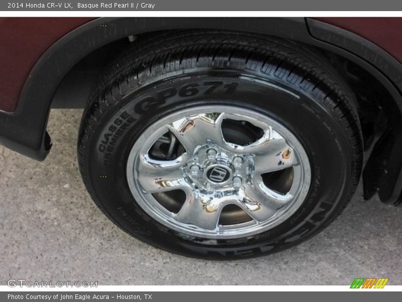 Basque Red Pearl II / Gray 2014 Honda CR-V LX