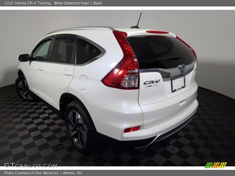 White Diamond Pearl / Black 2015 Honda CR-V Touring
