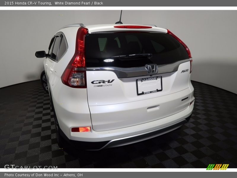 White Diamond Pearl / Black 2015 Honda CR-V Touring