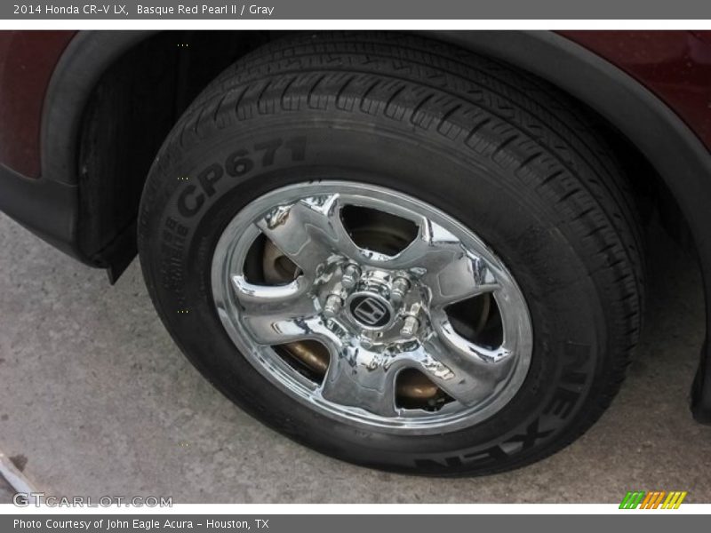Basque Red Pearl II / Gray 2014 Honda CR-V LX
