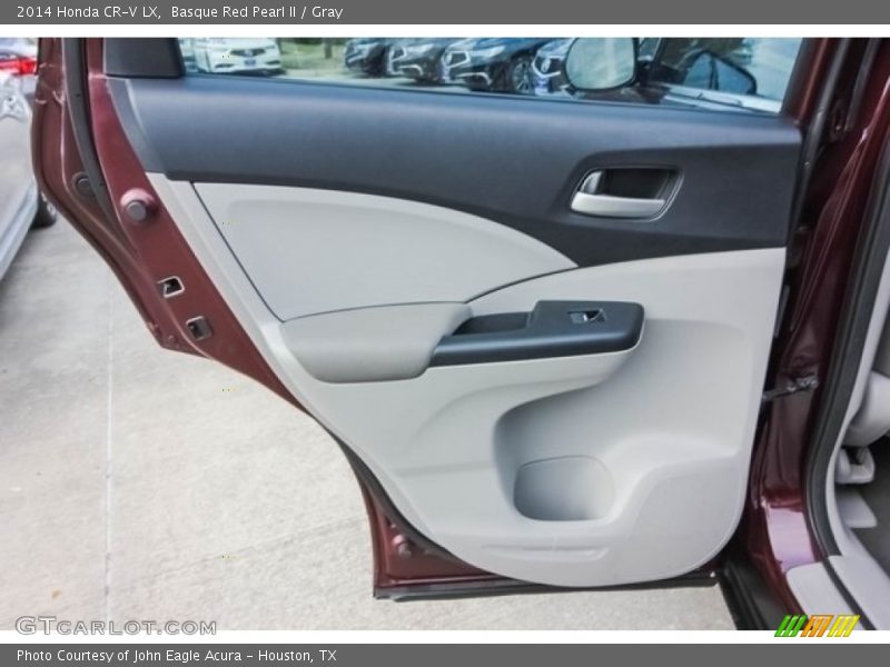 Basque Red Pearl II / Gray 2014 Honda CR-V LX