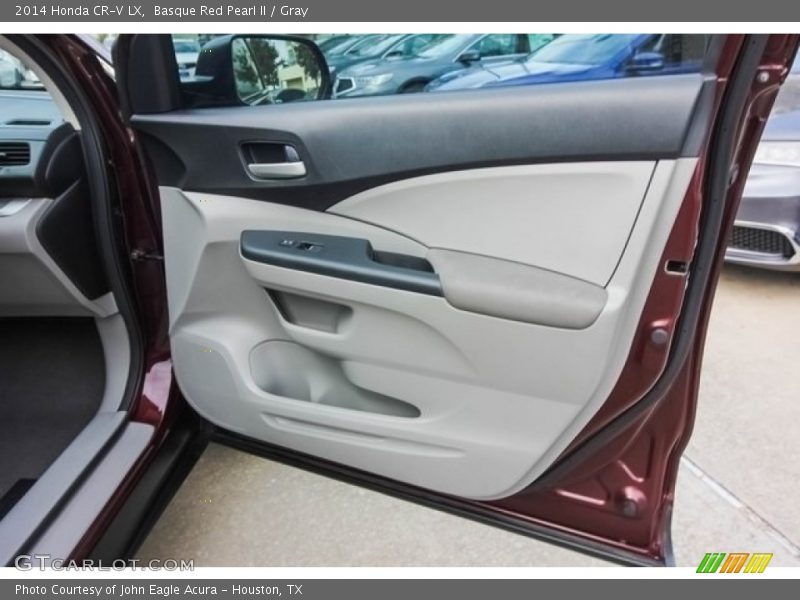 Basque Red Pearl II / Gray 2014 Honda CR-V LX