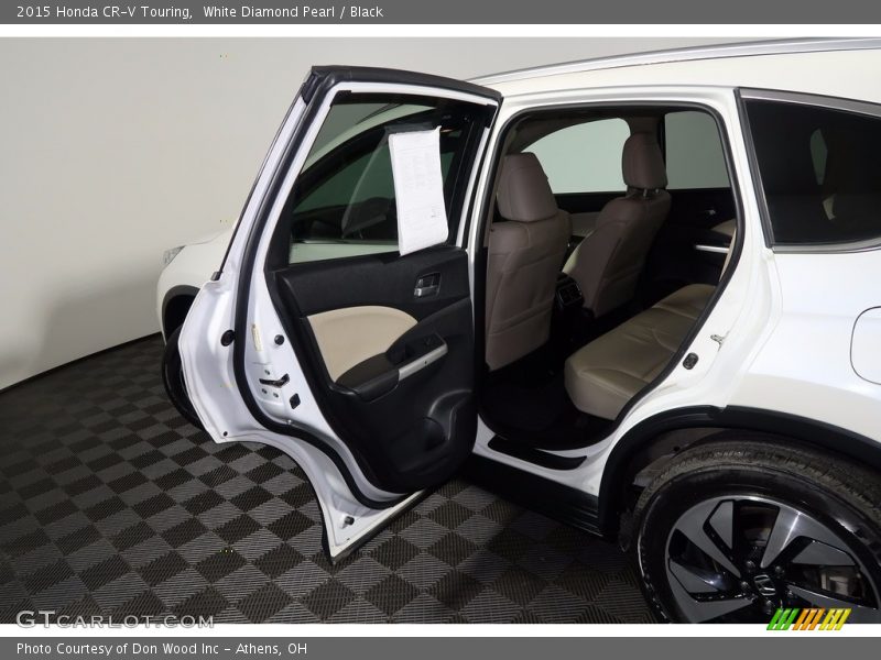 White Diamond Pearl / Black 2015 Honda CR-V Touring