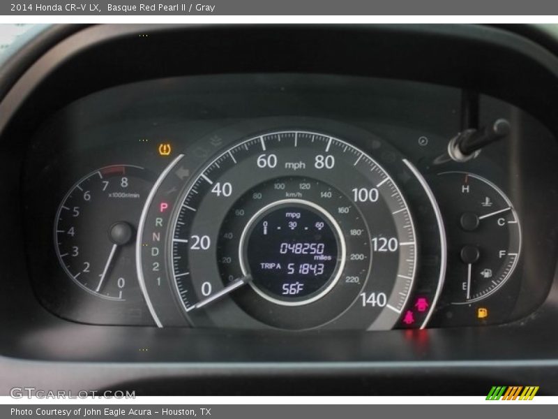 Basque Red Pearl II / Gray 2014 Honda CR-V LX