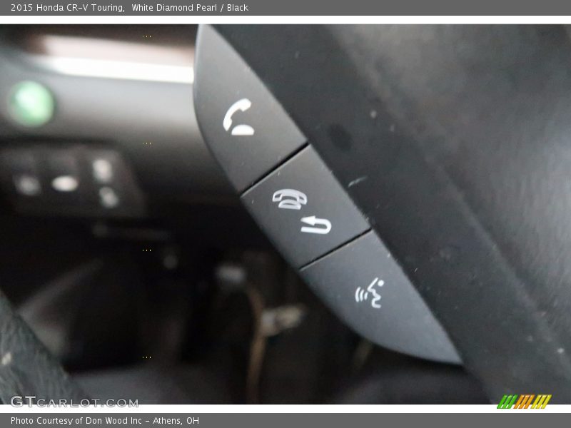 White Diamond Pearl / Black 2015 Honda CR-V Touring