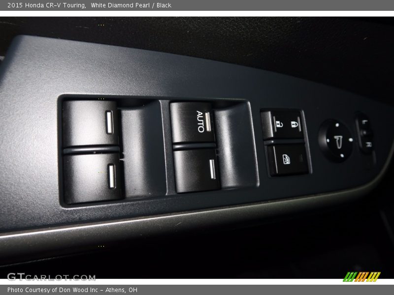 White Diamond Pearl / Black 2015 Honda CR-V Touring