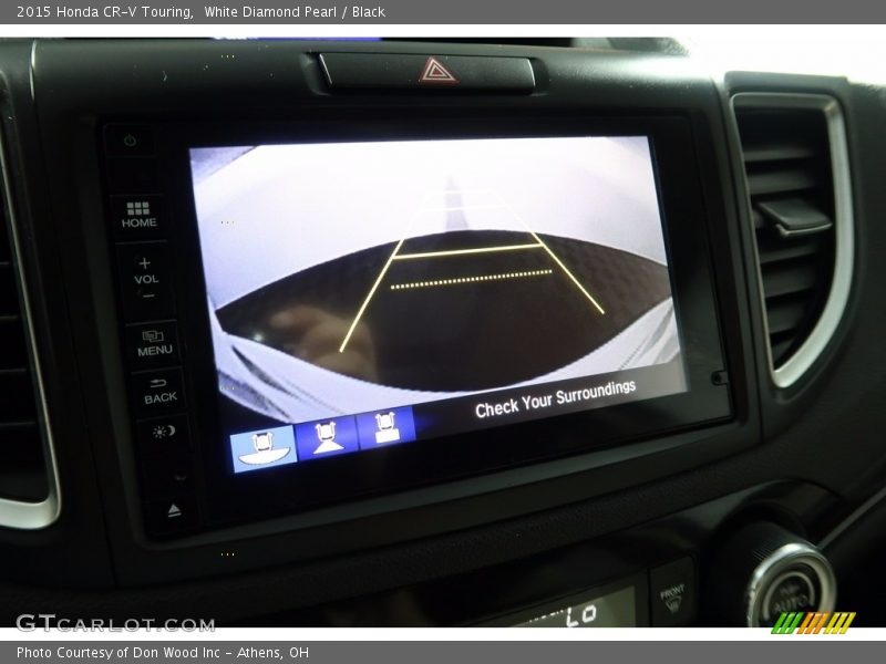 White Diamond Pearl / Black 2015 Honda CR-V Touring