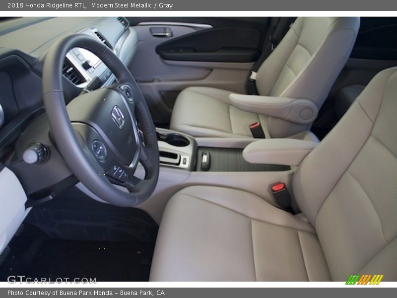 Modern Steel Metallic / Gray 2018 Honda Ridgeline RTL