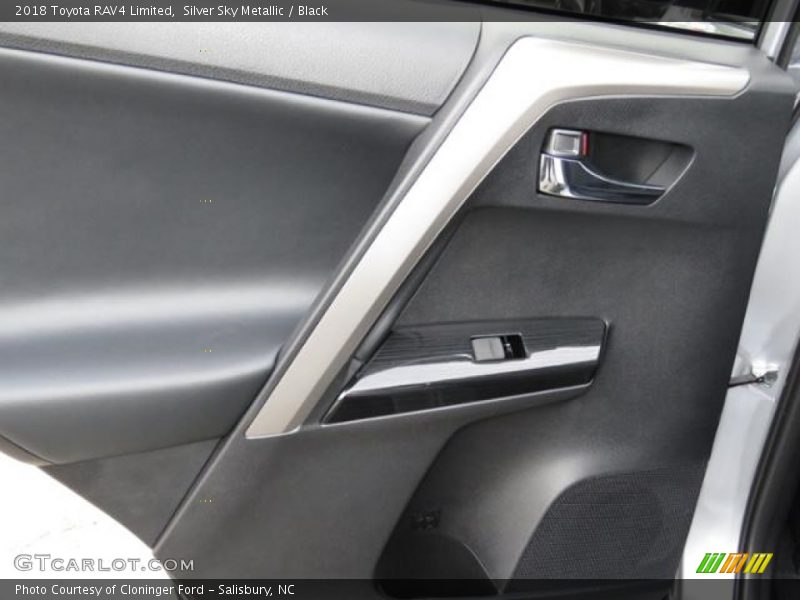 Silver Sky Metallic / Black 2018 Toyota RAV4 Limited