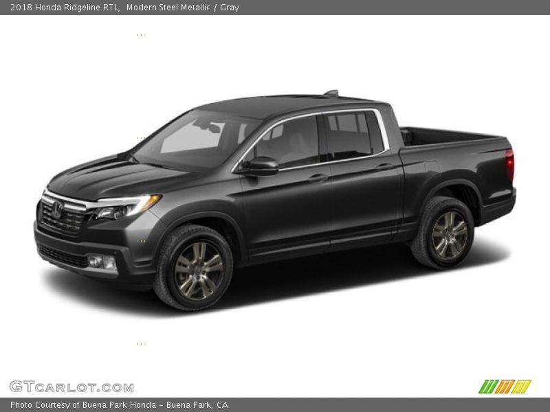 Modern Steel Metallic / Gray 2018 Honda Ridgeline RTL