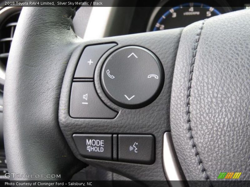 Controls of 2018 RAV4 Limited