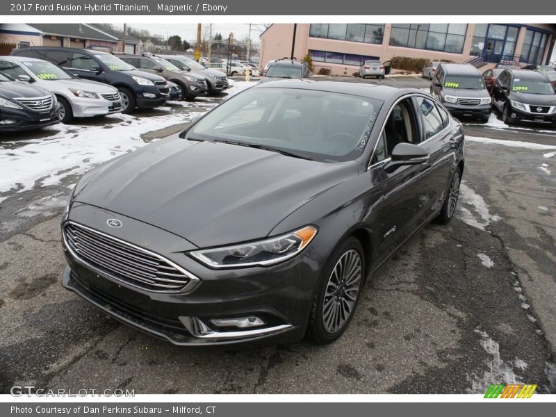 Magnetic / Ebony 2017 Ford Fusion Hybrid Titanium