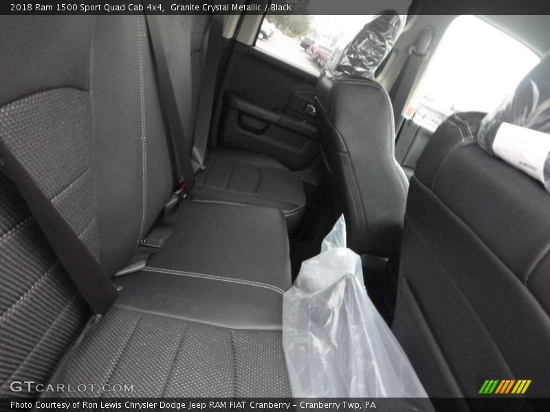 Granite Crystal Metallic / Black 2018 Ram 1500 Sport Quad Cab 4x4