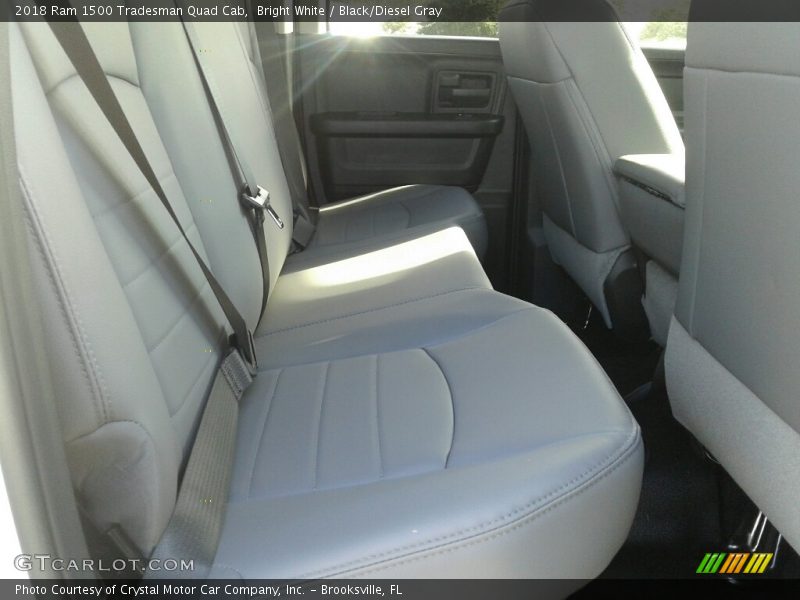 Bright White / Black/Diesel Gray 2018 Ram 1500 Tradesman Quad Cab
