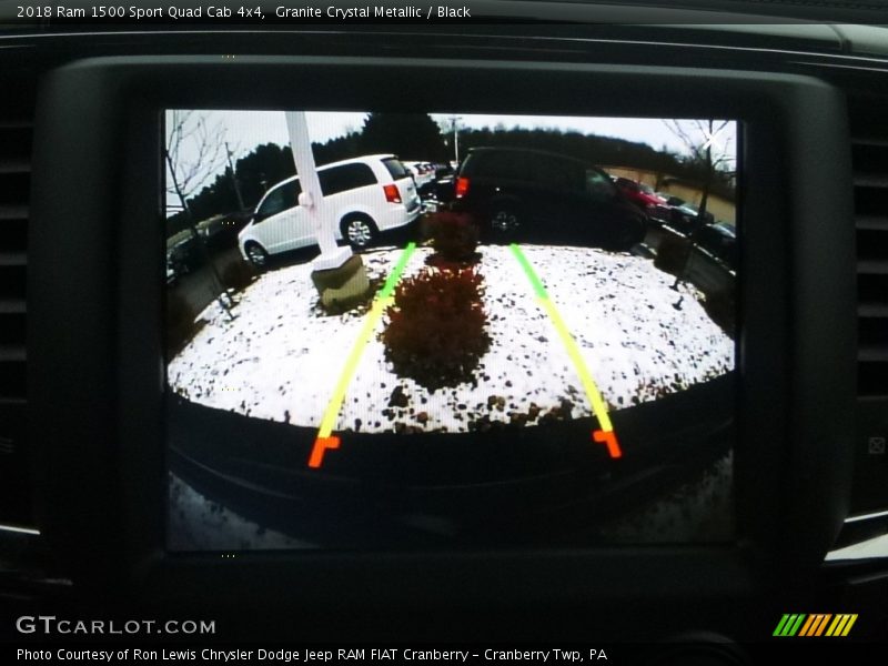 Granite Crystal Metallic / Black 2018 Ram 1500 Sport Quad Cab 4x4