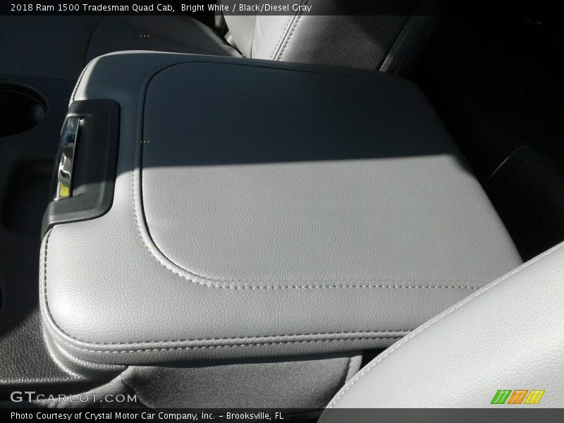 Bright White / Black/Diesel Gray 2018 Ram 1500 Tradesman Quad Cab