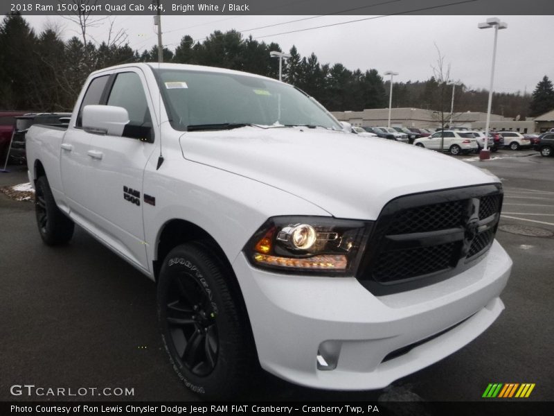 Front 3/4 View of 2018 1500 Sport Quad Cab 4x4