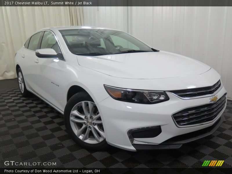 Summit White / Jet Black 2017 Chevrolet Malibu LT