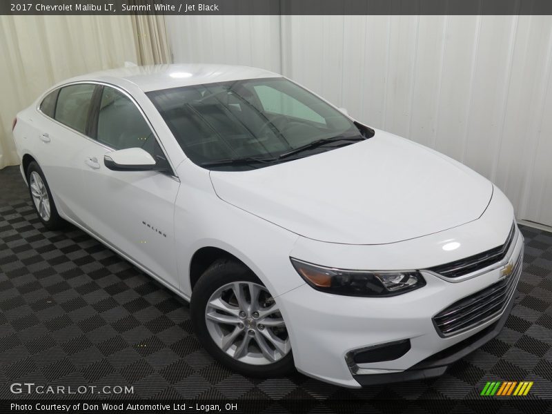 Summit White / Jet Black 2017 Chevrolet Malibu LT