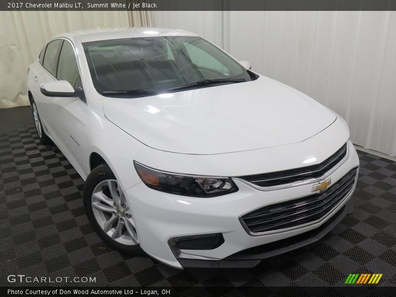 Summit White / Jet Black 2017 Chevrolet Malibu LT