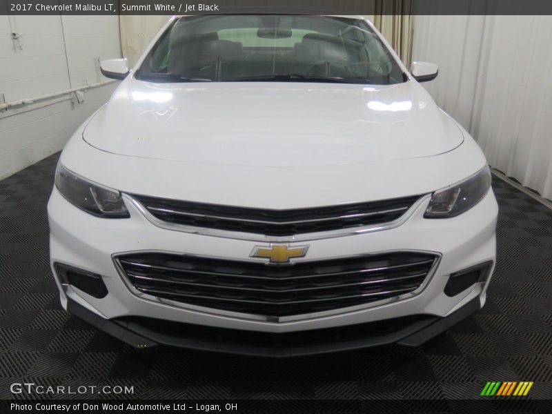 Summit White / Jet Black 2017 Chevrolet Malibu LT