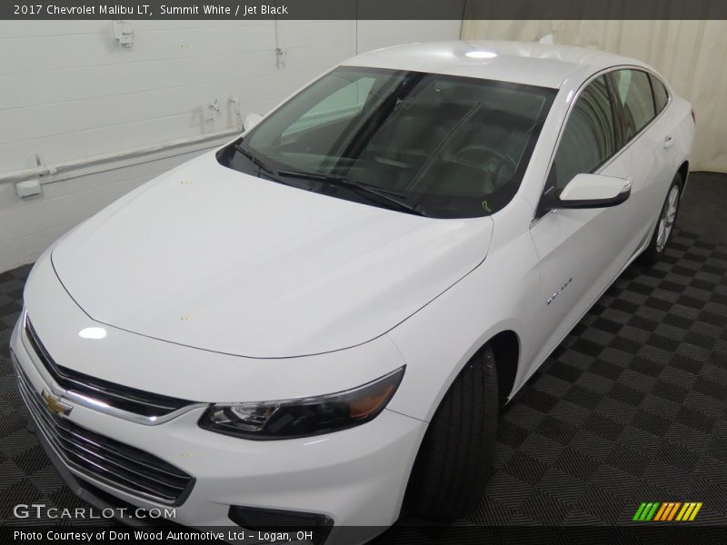 Summit White / Jet Black 2017 Chevrolet Malibu LT
