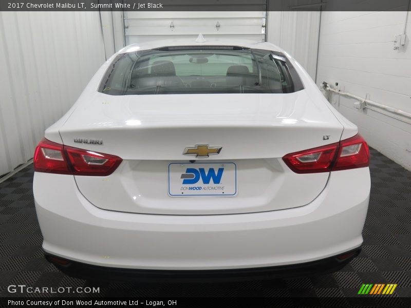 Summit White / Jet Black 2017 Chevrolet Malibu LT