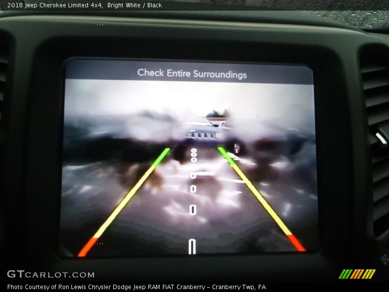 Bright White / Black 2018 Jeep Cherokee Limited 4x4