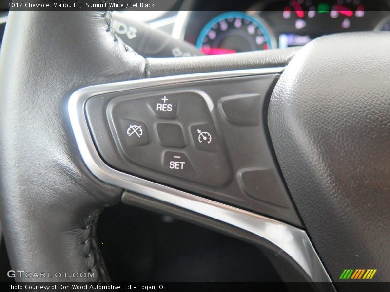 Summit White / Jet Black 2017 Chevrolet Malibu LT