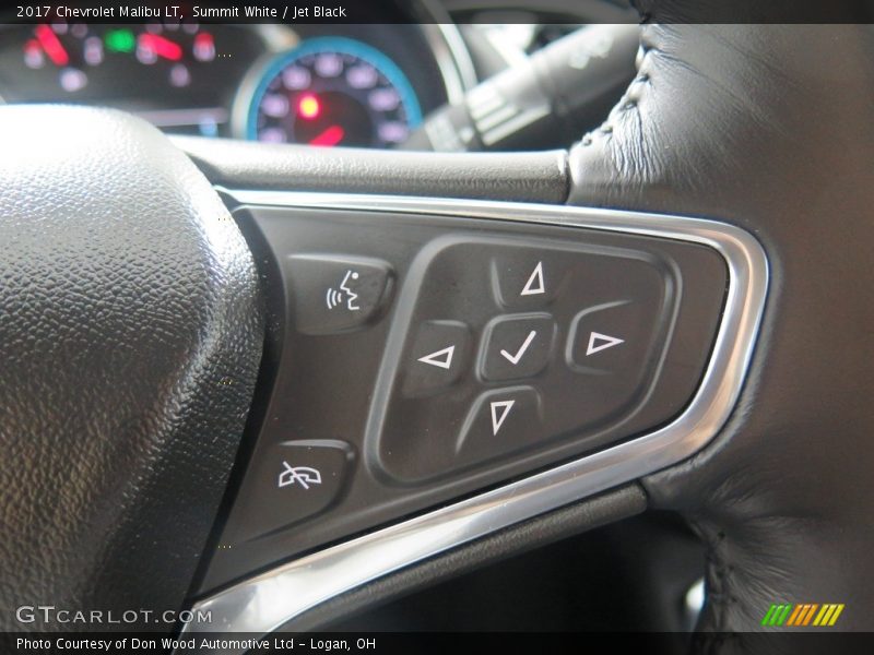 Summit White / Jet Black 2017 Chevrolet Malibu LT