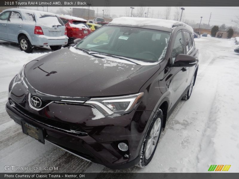 Black / Black 2018 Toyota RAV4 Limited AWD