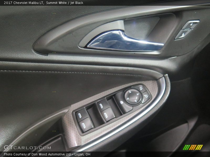 Summit White / Jet Black 2017 Chevrolet Malibu LT