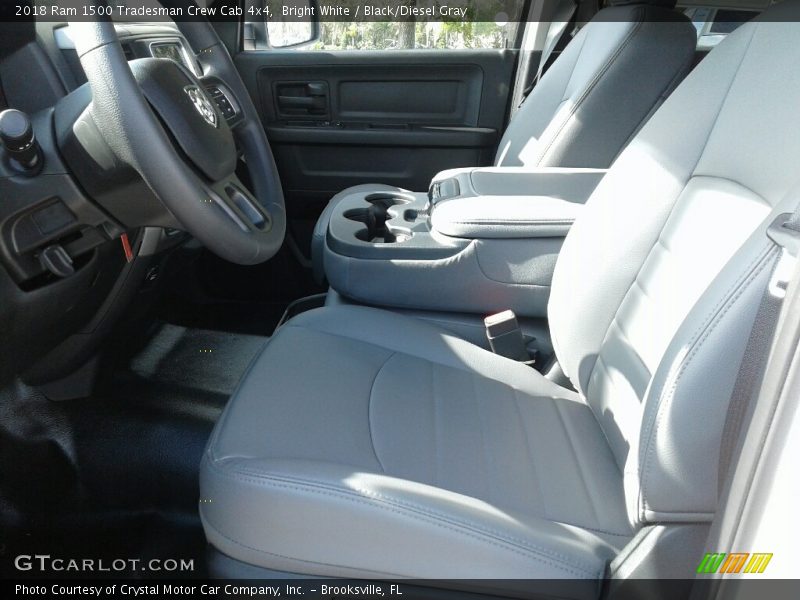 Bright White / Black/Diesel Gray 2018 Ram 1500 Tradesman Crew Cab 4x4