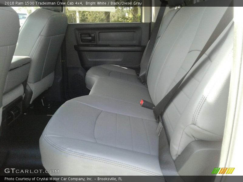 Bright White / Black/Diesel Gray 2018 Ram 1500 Tradesman Crew Cab 4x4