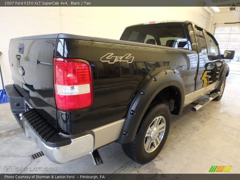 Black / Tan 2007 Ford F150 XLT SuperCab 4x4