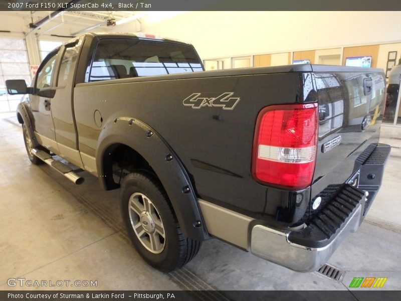 Black / Tan 2007 Ford F150 XLT SuperCab 4x4